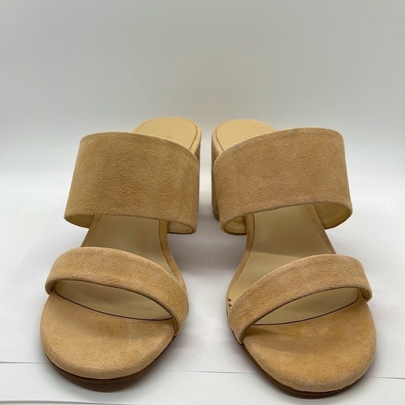 42 Gold Liya tan suede slip one size 9 - Picture 4 of 9